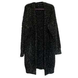 HYFVE Black Shimmering Cardigan